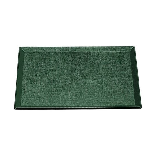 尺3寸耐熱布目長手盆ノンスリップ グリー