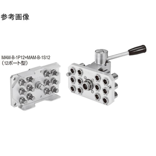 マルチカプラMAM−B型(プラグ)12ポ
