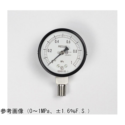普通形圧力計(Φ60) 立形A枠 0.6