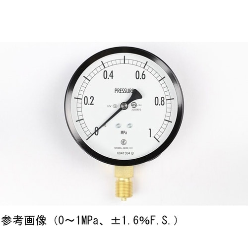 普通形圧力計(Φ100) 立形A枠 耐熱