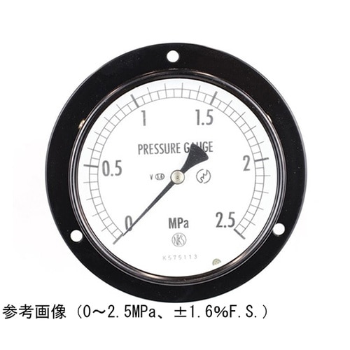 普通形圧力計(Φ100) 埋込形D枠(取