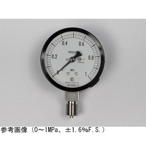 普通形圧力計(Φ75) 立形A枠 5MP