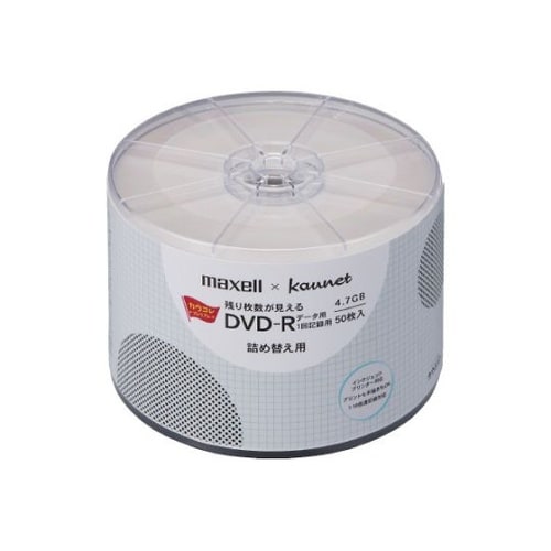 残り枚数が見えるDVDーR データ用 5