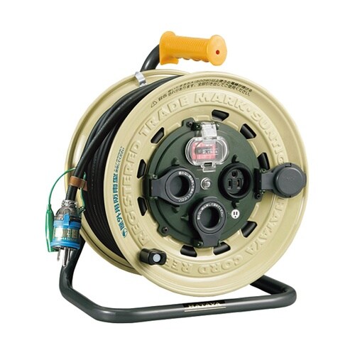 屋外型漏電遮断器付コードリール TA64