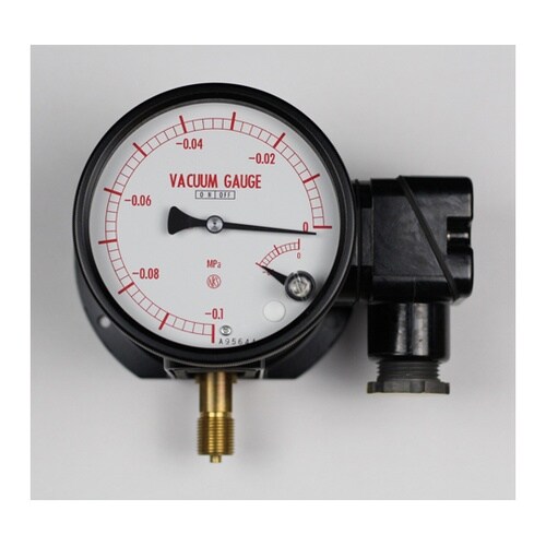 マイクロスイッチ接点付圧力計(100Φ)