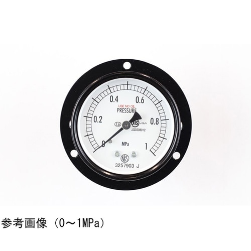 普通形圧力計(Φ60) 禁油 埋込形D枠