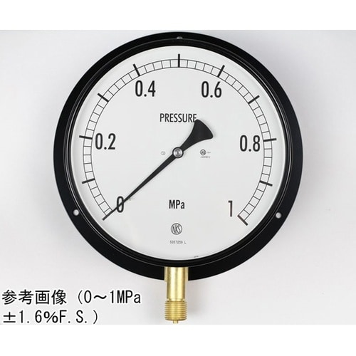 普通形圧力計(Φ200) 立形B枠 1M