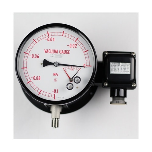 マイクロスイッチ接点付圧力計(150Φ)