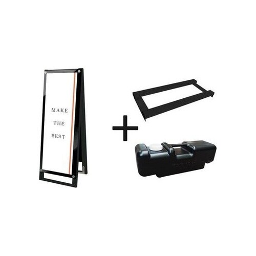 ブラックポスター用スタンド看板マグネジ