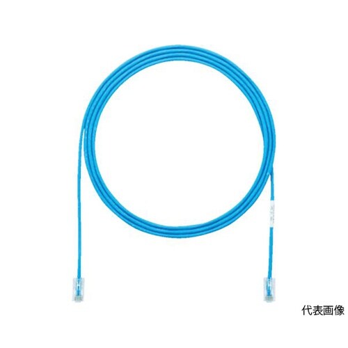カテゴリ5E細径パッチコード 3m 青