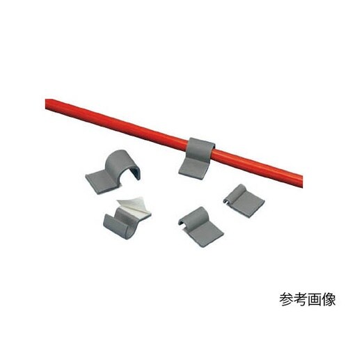 固定具コードクリップ ゴム系粘着テープ付