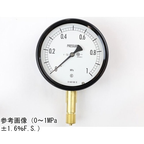 密閉型圧力計(100Φ) 立形A枠 耐振