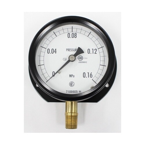 密閉型圧力計(75Φ) 立形A枠 0.1
