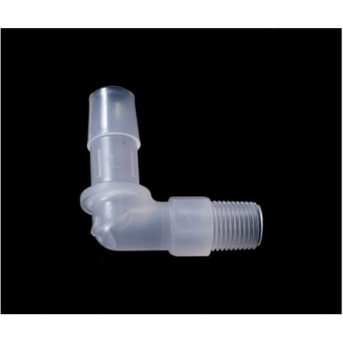 PP R1/8オスネジ付きL型アダプター