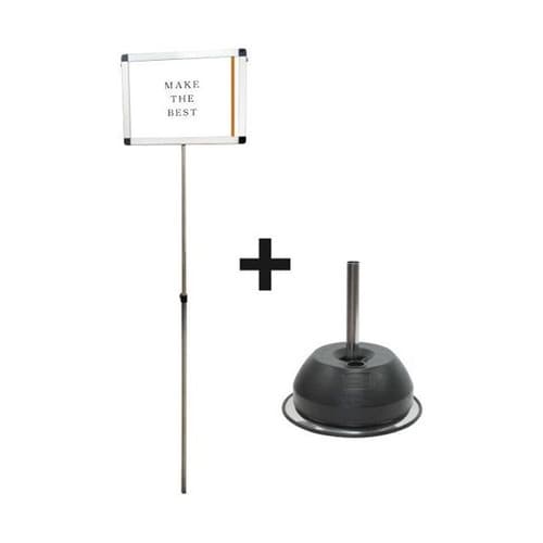 プラカードポールA A4横ベースセット