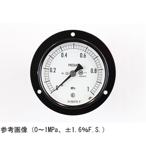 普通形圧力計(Φ75) 埋込形D枠(取付