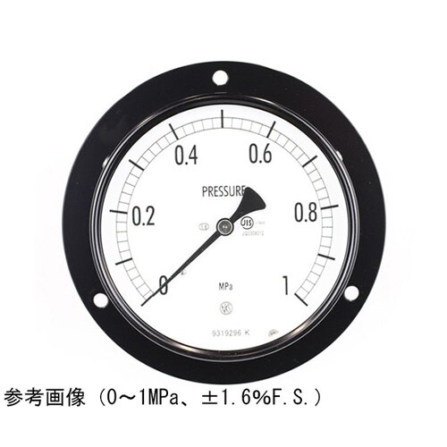 普通形圧力計(Φ100) 埋込形D枠(取