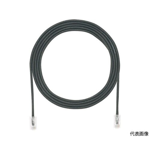 カテゴリ5E細径パッチコード 2m 黒