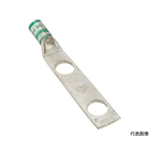 銅製圧縮端子 2穴 電線サイズ AWG1