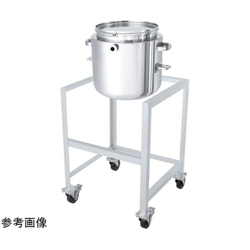 鏡板型ジャケット密閉容器 バンド式 架台