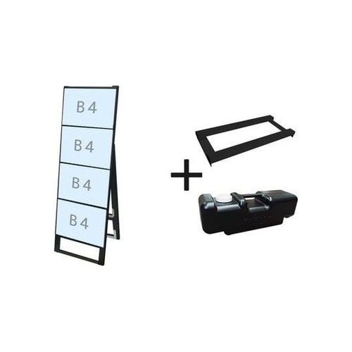 ブラックカードケーススタンド看板 B4横