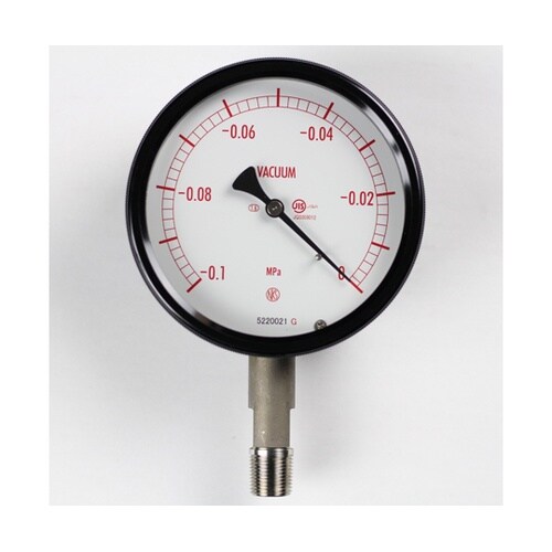 密閉型圧力計(100Φ) 真空計(負圧計