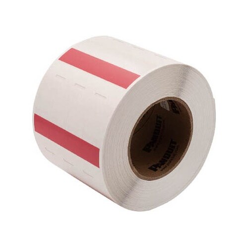 熱転写プリンタ用回転ラベル 赤 1巻(2
