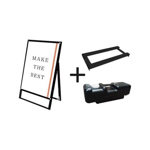 ブラックポスター用スタンド看板マグネジ