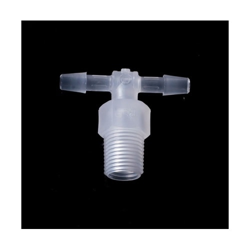 PP R1/8オスネジ付きT型アダプター