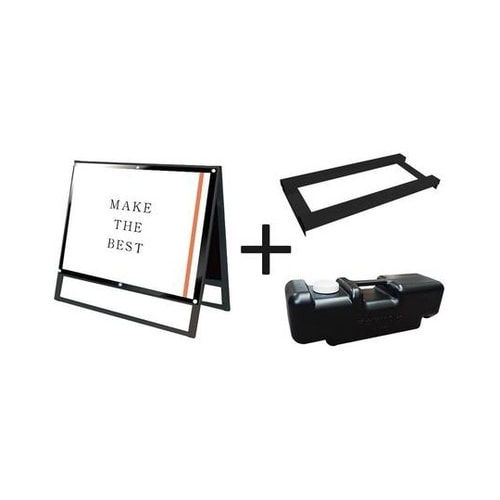 ブラックポスター用スタンド看板マグネジ