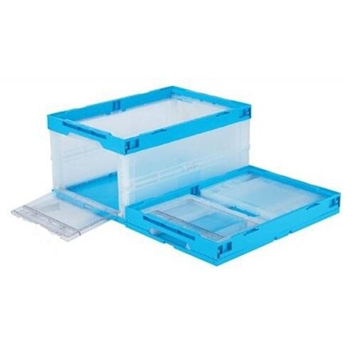 折りたたみコンテナー ブルー CB−76