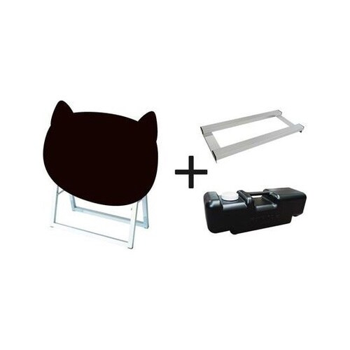 ポップルスタンド看板シルエット 60×4