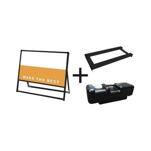 ブラックバリウススタンド看板 アルミ複合