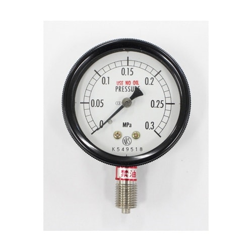 密閉型圧力計(60Φ) 禁油 立形A枠