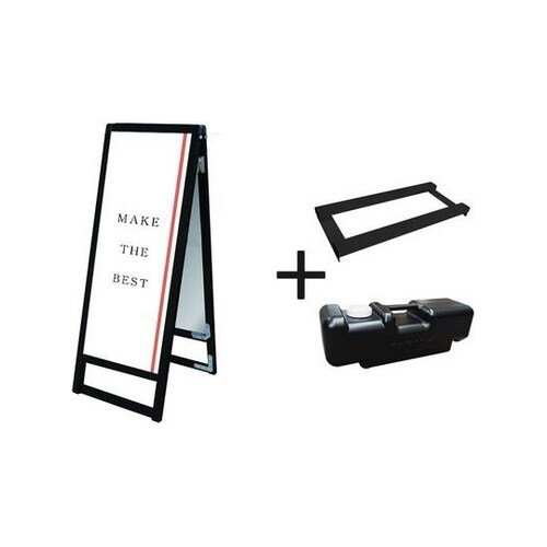 ブラックバリウススタンド看板アクリルA3