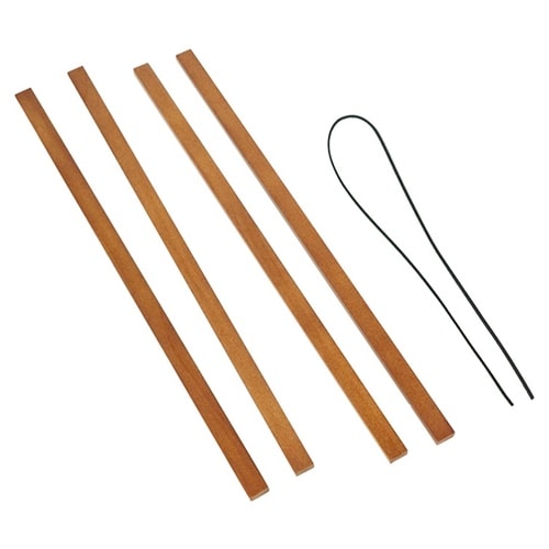 マグネット式 タペストリー棒40 ブラウ