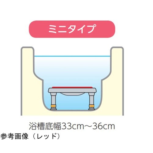 軽量浴槽台ミニ16−26 グリーン 53