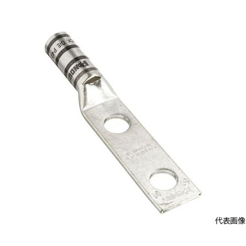 銅製圧縮端子 2穴 電線サイズ AWG2