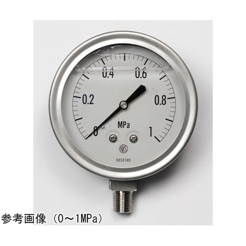 グリセリン入圧力計(100Φ) 100M