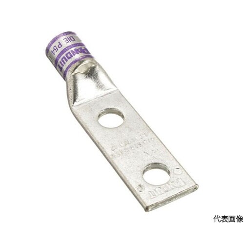 銅製圧縮端子 2穴 電線サイズ AWG4