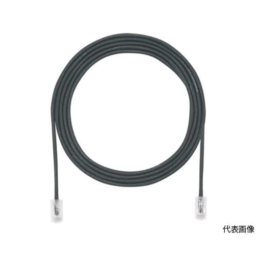 カテゴリ5E細径パッチコード 3m 黒