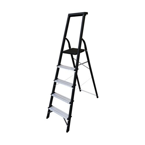 幅広ステップ踏み台 5段 トレー付 2台