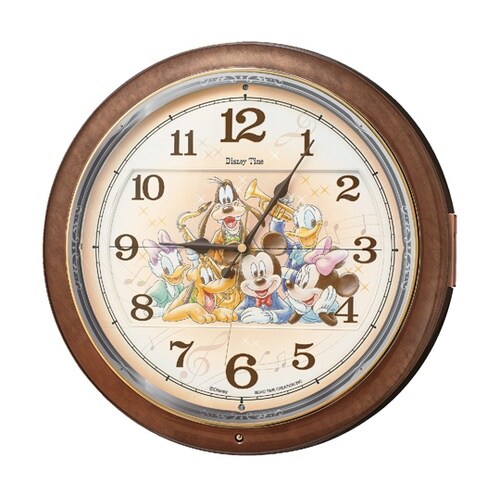 ディズニー 電波からくり時計 φ390×