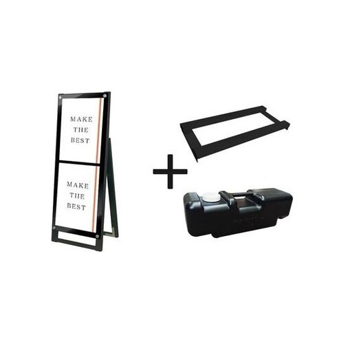 ブラックポスター用スタンド看板マグネジ