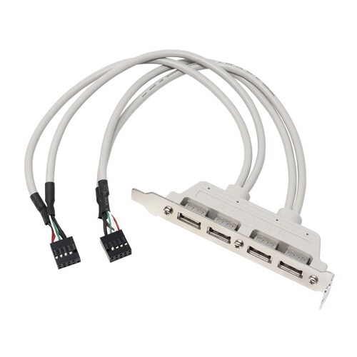 USB2.0リアスロット 4ポート RS