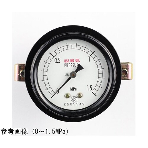 密閉型圧力計(60Φ) 禁油 埋込形D枠