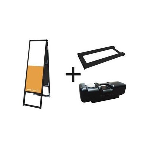 ブラックバリウススタンド看板 アルミ複合