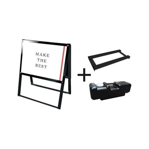 ブラックポスター用スタンド看板 B2横両