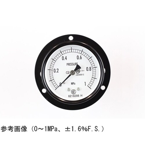 普通形圧力計(Φ60) 埋込形D枠(取付