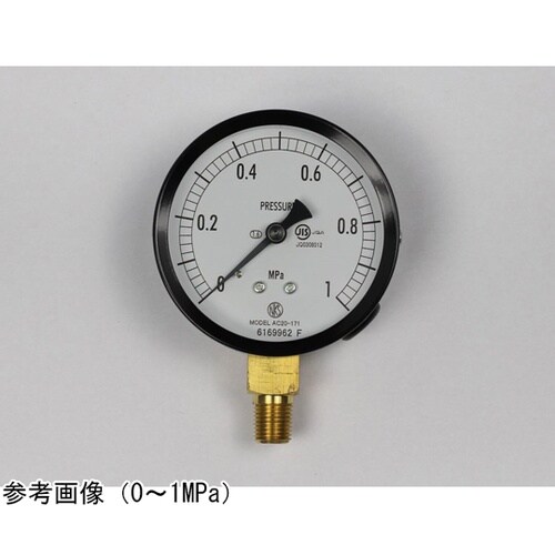 普通形圧力計(Φ75) 立形A枠 10M